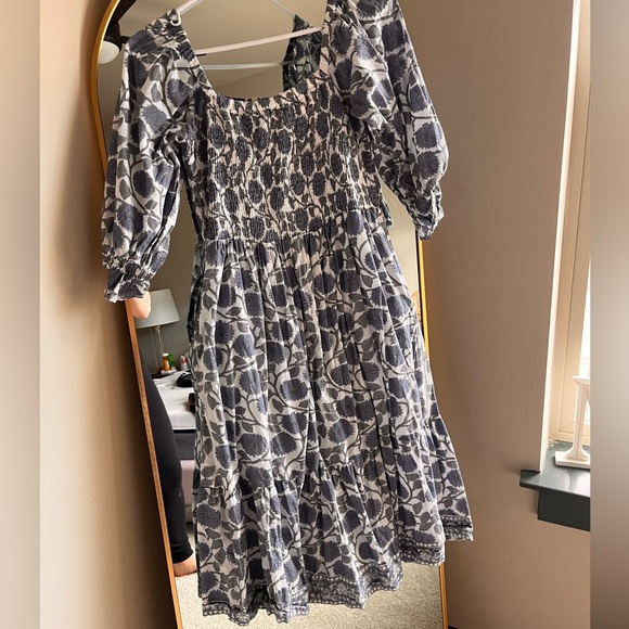 Victoria Dunn Carolina block print dress - Picture 3 of 8